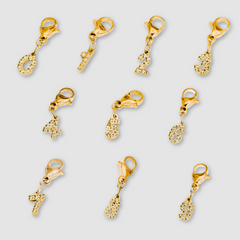 Number Charm Bar Chanelle Charms - WATERPROOF
