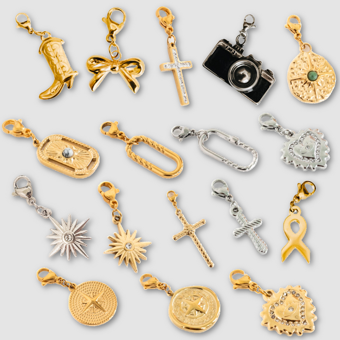 Chanelle Charm Bar Charms - WATERPROOF - Glamourous Grace