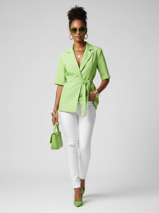 Blazer Tie-Waist, Chelsea | Women - BYMANYC ® New York