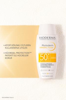 Bioderma Photoderm Mineral Sunscreen Cream SPF50+ for Sensitive Skin - Non-Comedogenic & Photostable - Glamourous Grace