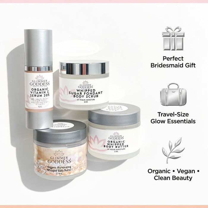 Bridesmaid Glow Gift Set – Radiant Beauty Essentials for Bridal Party & Wedding Day - Glamourous Grace