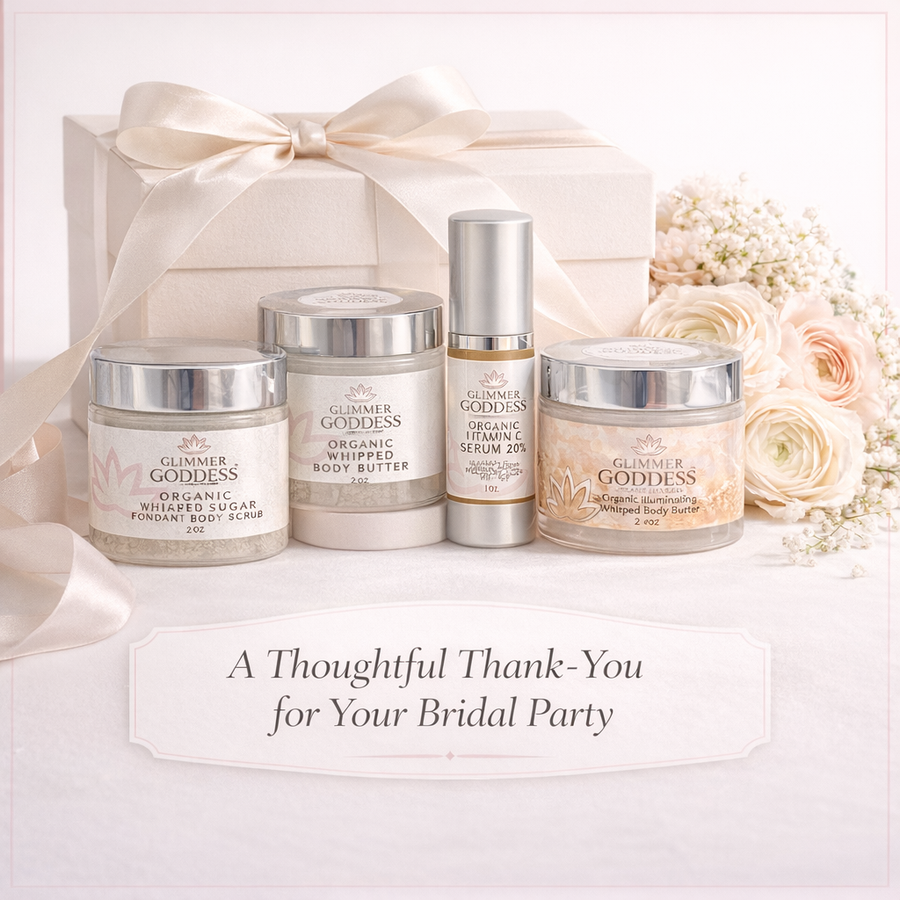 Bridesmaid Glow Gift Set – Radiant Beauty Essentials for Bridal Party & Wedding Day - Glamourous Grace