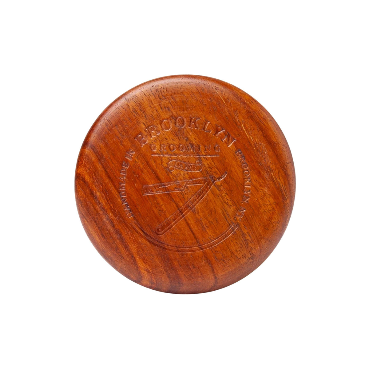 Brooklyn Grooming Wood Shaving Bowl Dark Oak - Glamourous Grace