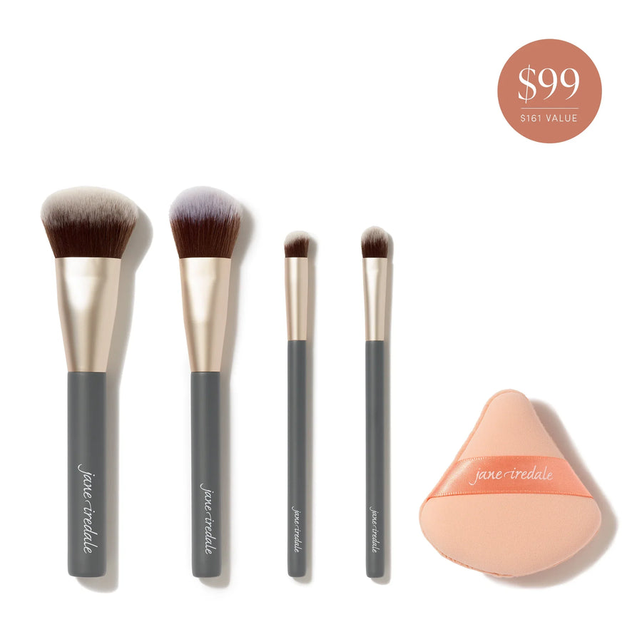 Jane Iredale Pro Series Essentials Brush Set - Glamourous Grace