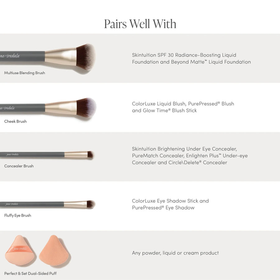 Jane Iredale Pro Series Essentials Brush Set - Glamourous Grace