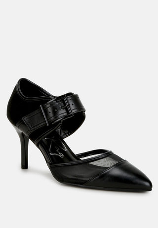 Aneri Buckle Detail Pump Sandals - Glamourous Grace