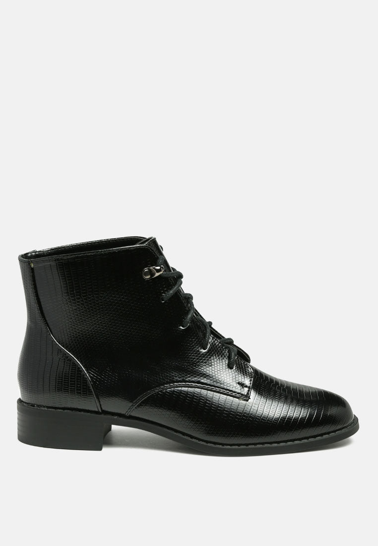 Bumble Textured Ankle Boots - Glamourous Grace