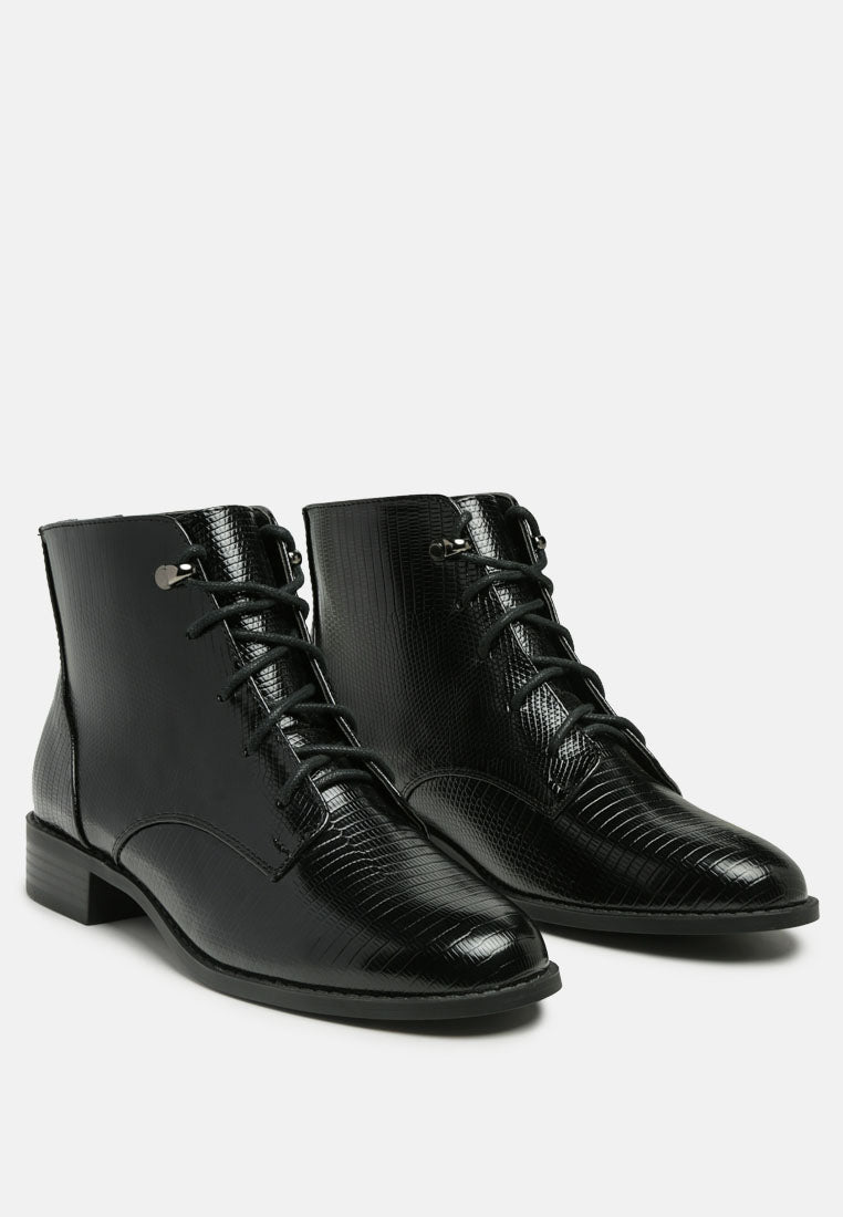 Bumble Textured Ankle Boots - Glamourous Grace