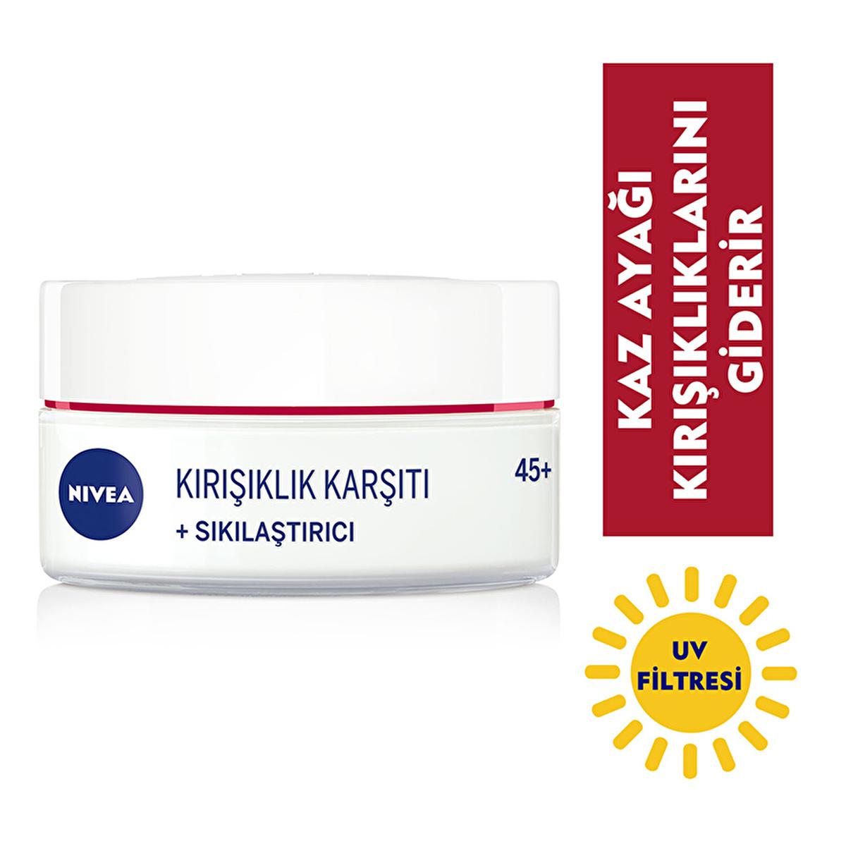 Nivea Anti-Wrinkle Face Cream for Mature Skin - Firming, UV Protection, 1.69 fl oz - Glamourous Grace