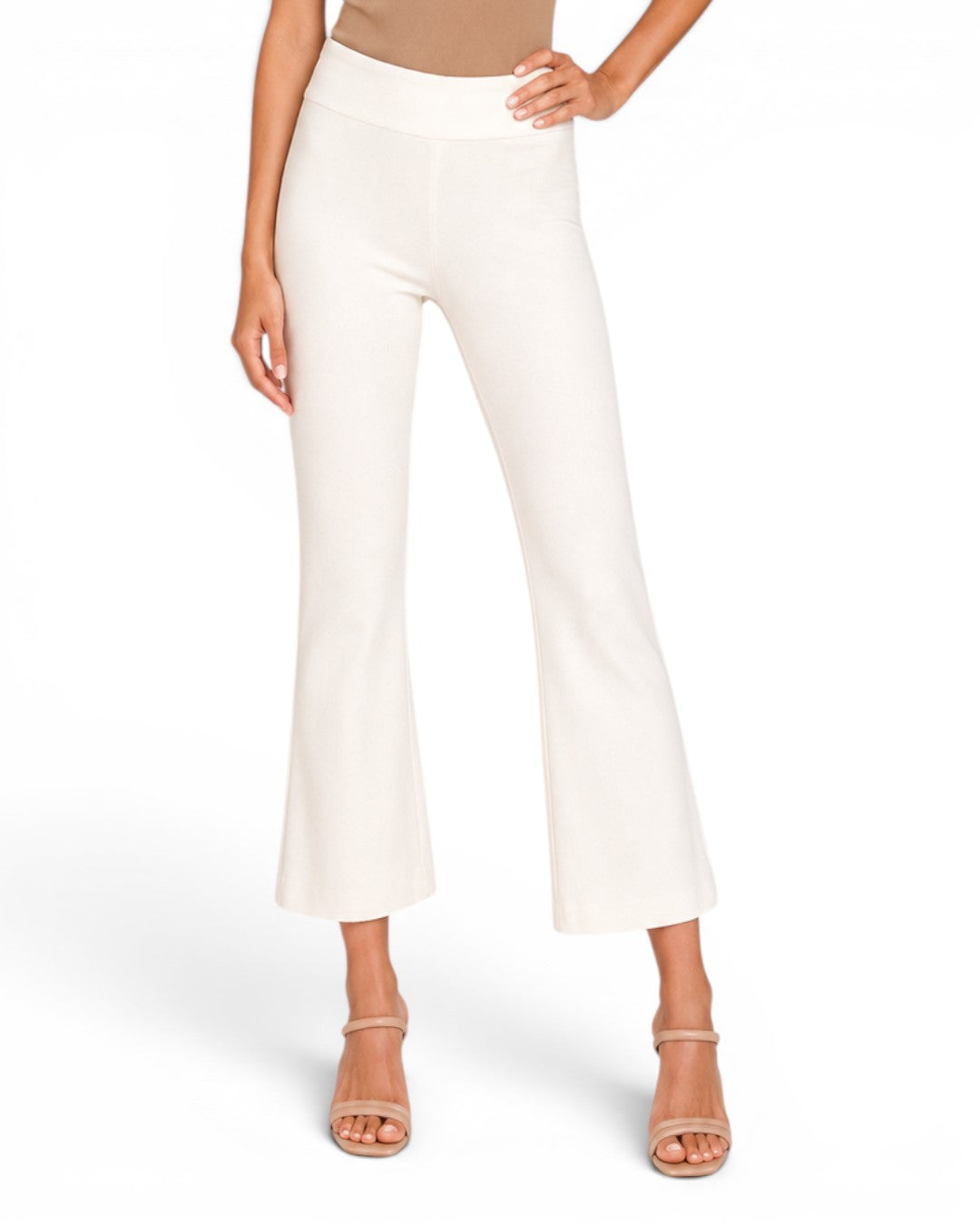 Krazy Larry P600 Pull on Wide Ankle Pant - Stone
