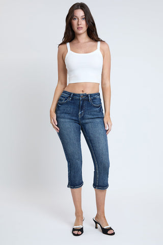 Women's Luxe Capri with Side Slit