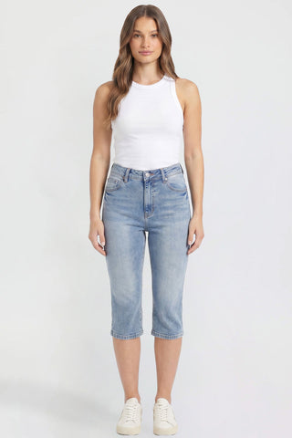 Women's Luxe Capri with Side Slit