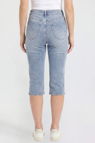 Women's Luxe Capri with Side Slit