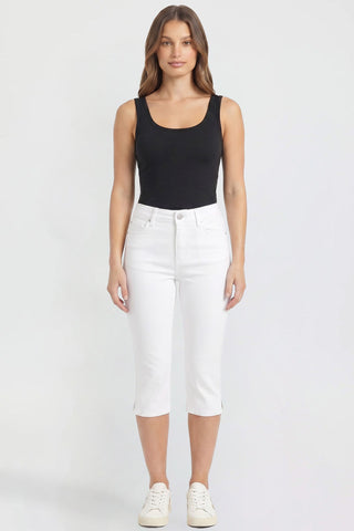 Women's Luxe Capri with Side Slit