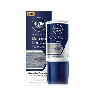 NIVEA Men Derma Control Clinical Anti-Perspirant Roll-On Deodorant for Men - Strong Protection, Long Lasting Freshness - Glamourous Grace