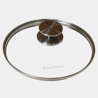 CXD Tempered Glass Lid with Stainless Steel Knob