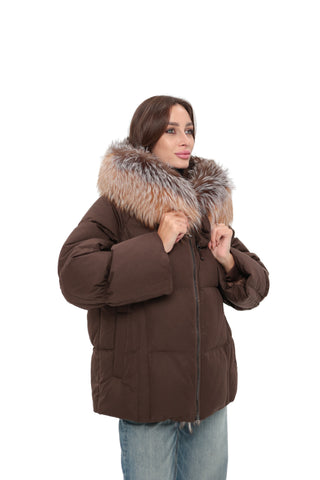 Valerie Genuine Fur Down Fill Parka