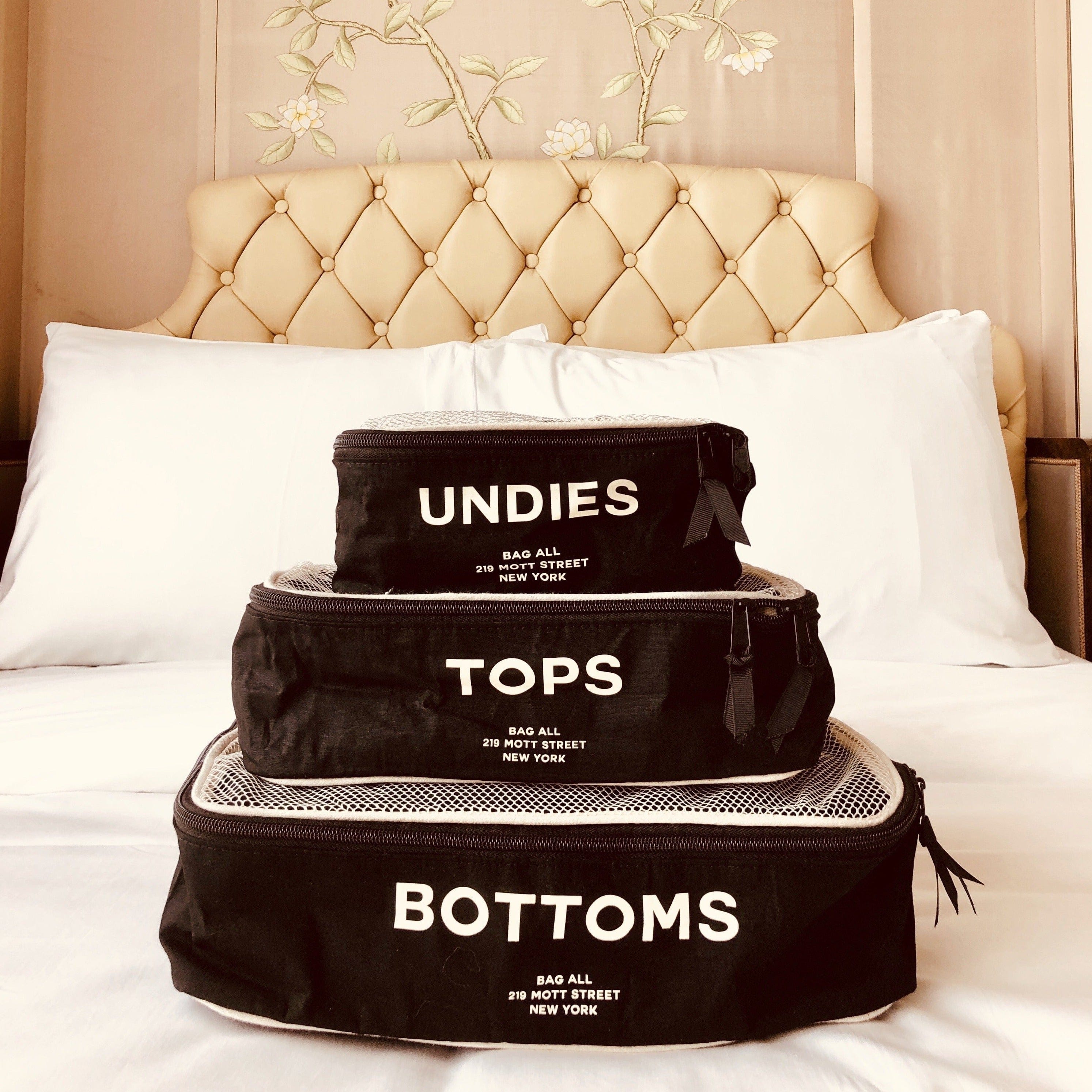 Best Packing Cubes, 3-pack – Black - Glamourous Grace