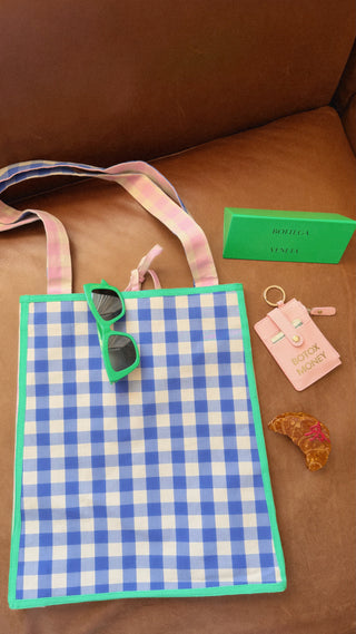 Maderas Gingham Tote Bag