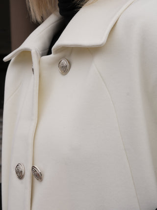 Paris Cashmere Bland Cape in Ivory