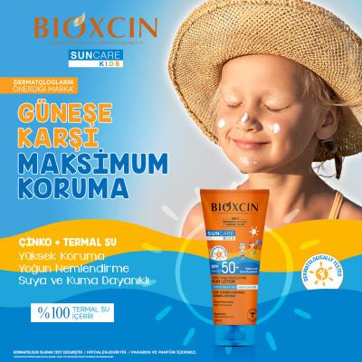 Bioxcin Children's Sunscreen Lotion SPF 50+ - Hypoallergenic, Paraben-Free, Water Resistant - 6.76 fl oz - Glamourous Grace