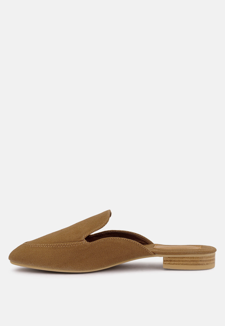 Calico Organic Canvas Mules - Glamourous Grace