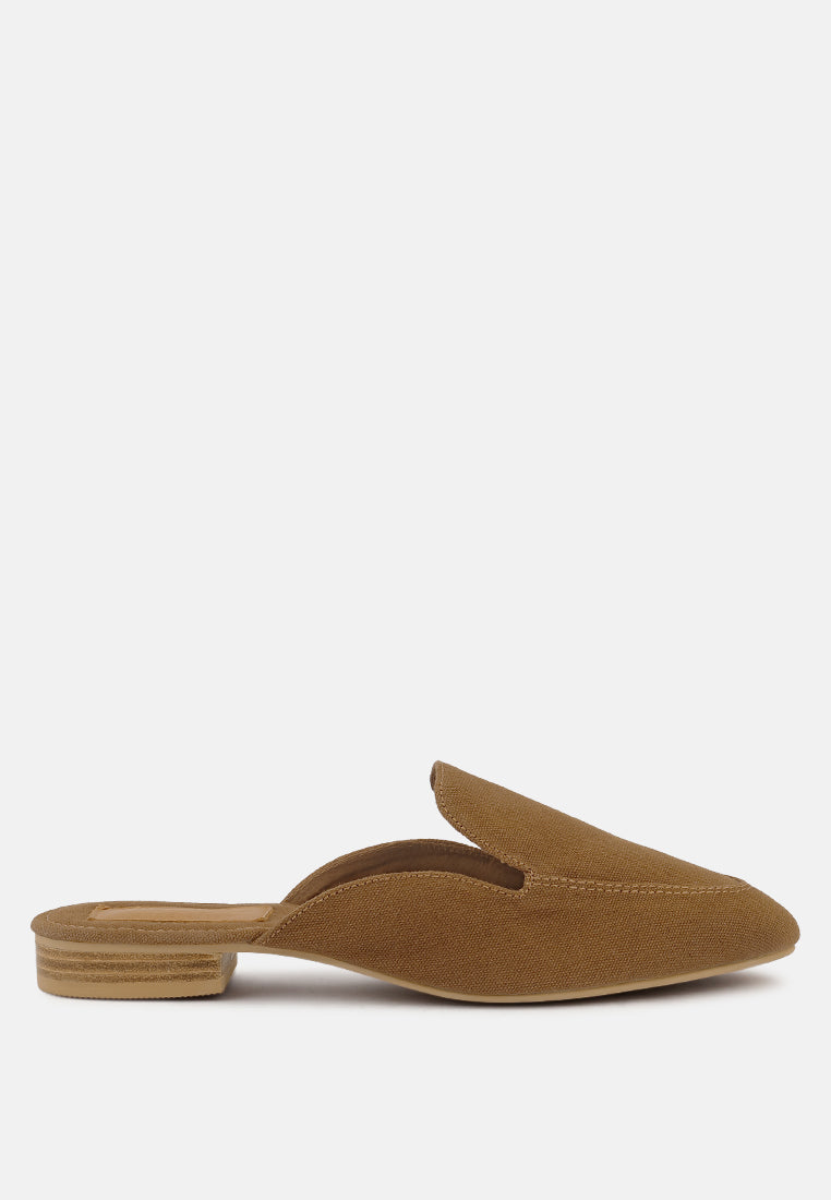 Calico Organic Canvas Mules - Glamourous Grace