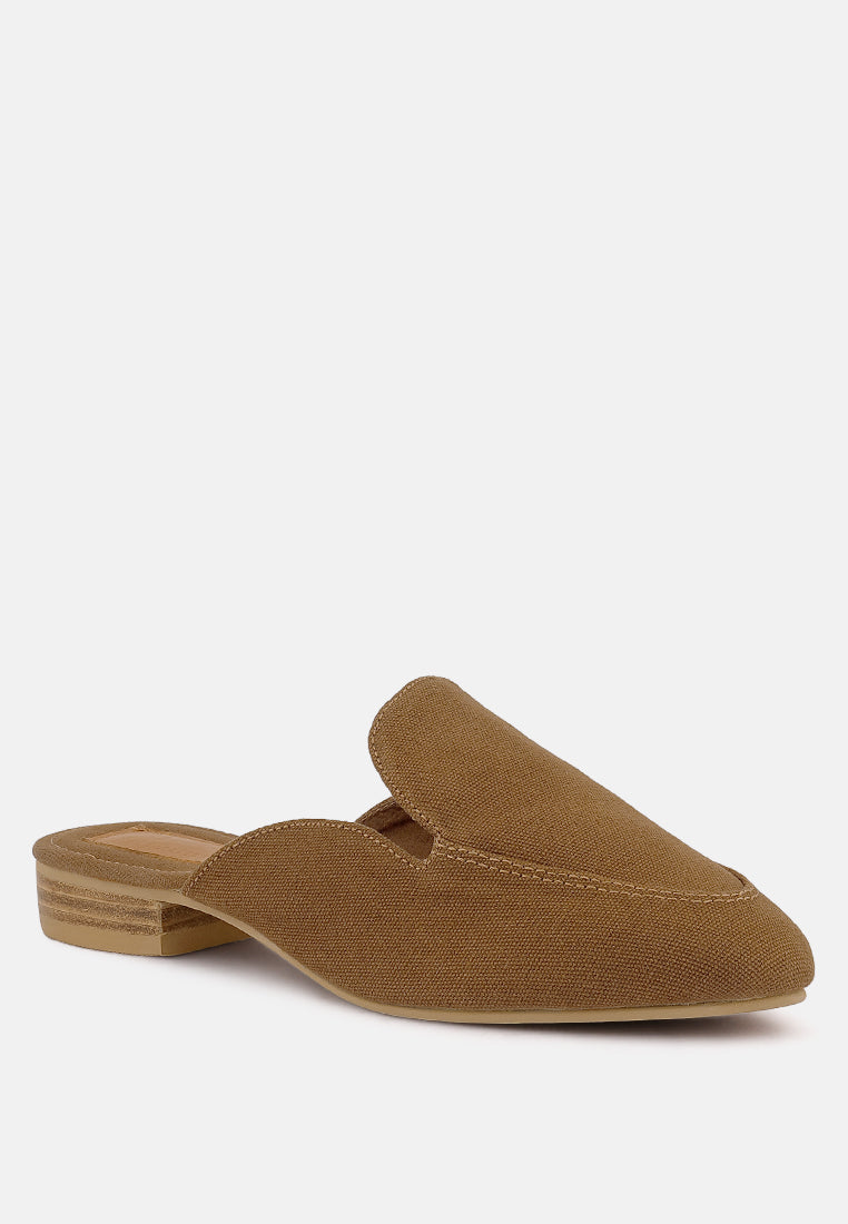 Calico Organic Canvas Mules - Glamourous Grace