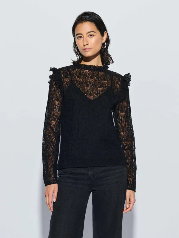 Nation LTD Cara Lace Top - Glamourous Grace