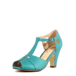 Catherina T-Strap Heels - Glamourous Grace