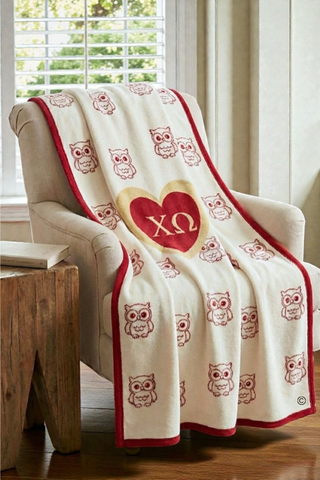 SC - Chi Omega Luxury Blanket - Glamourous Grace