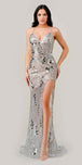 Silver/Nude