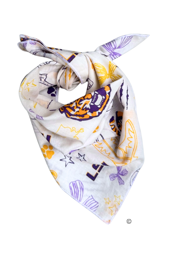 SC - ETA 8/24-9/7 LSU Bandana© - Glamourous Grace