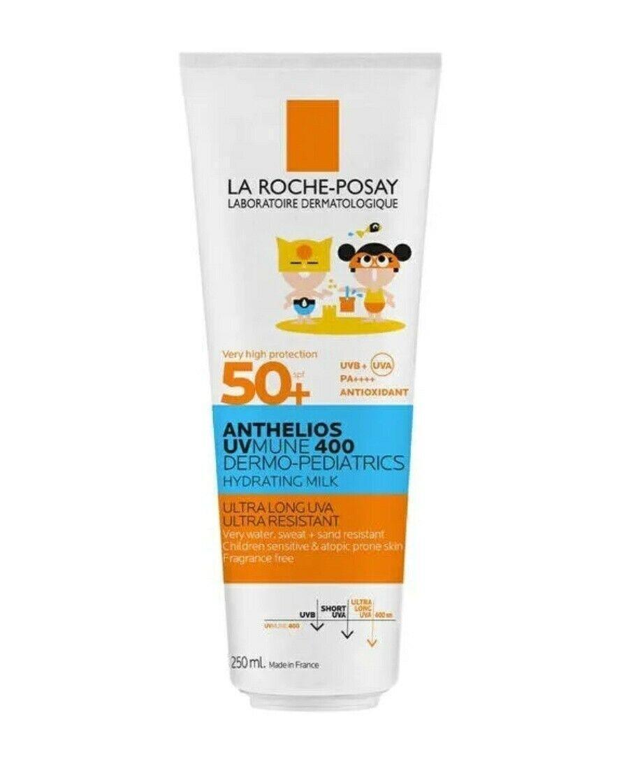 La Roche Posay Anthelios Dermo Pediatrics Hydrating Milk SPF50+ - Fragrance-Free Sunscreen for Kids with Thermal Water - Glamourous Grace