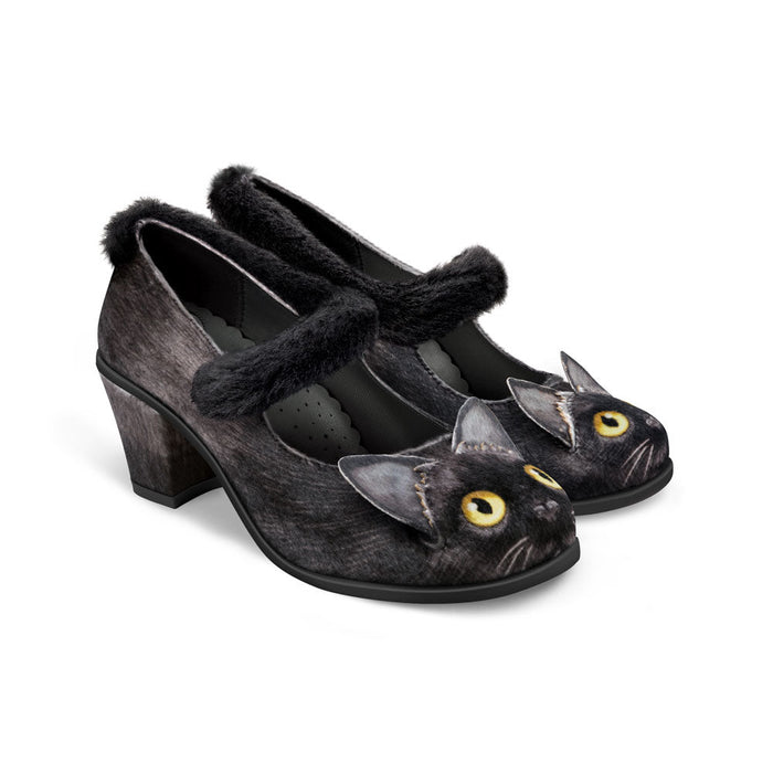 Chat Noir Women's Mary Jane Mid Heels
