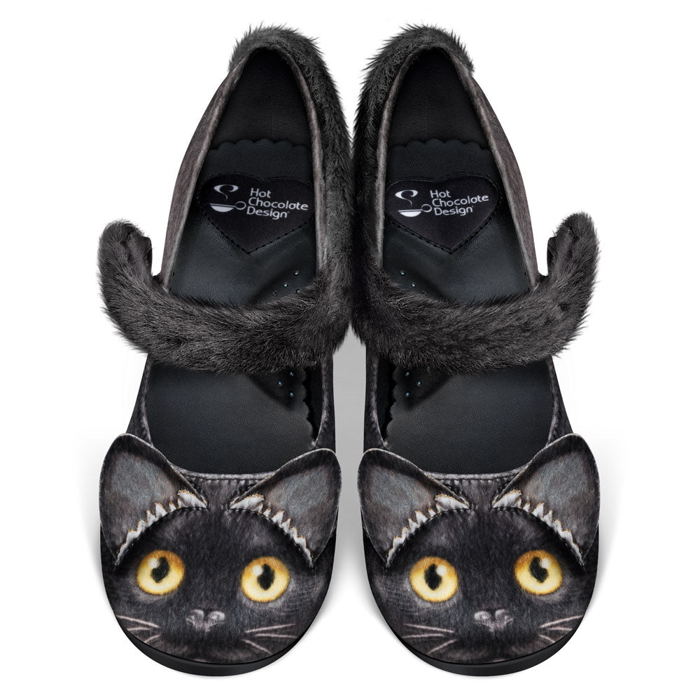 Chat Noir Women's Mary Jane Mid Heels - Glamourous Grace