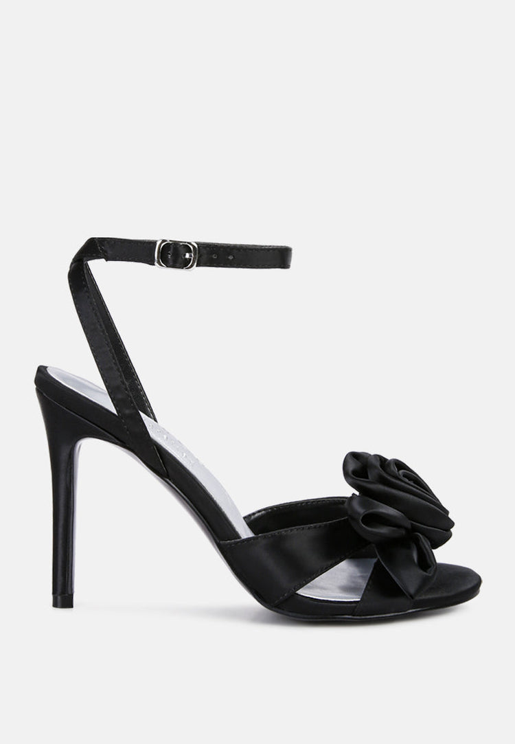 Chaumet Rose Bow Embellished Sandals - Glamourous Grace