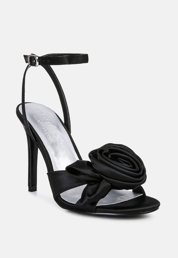 Chaumet Rose Bow Embellished Sandals - Glamourous Grace