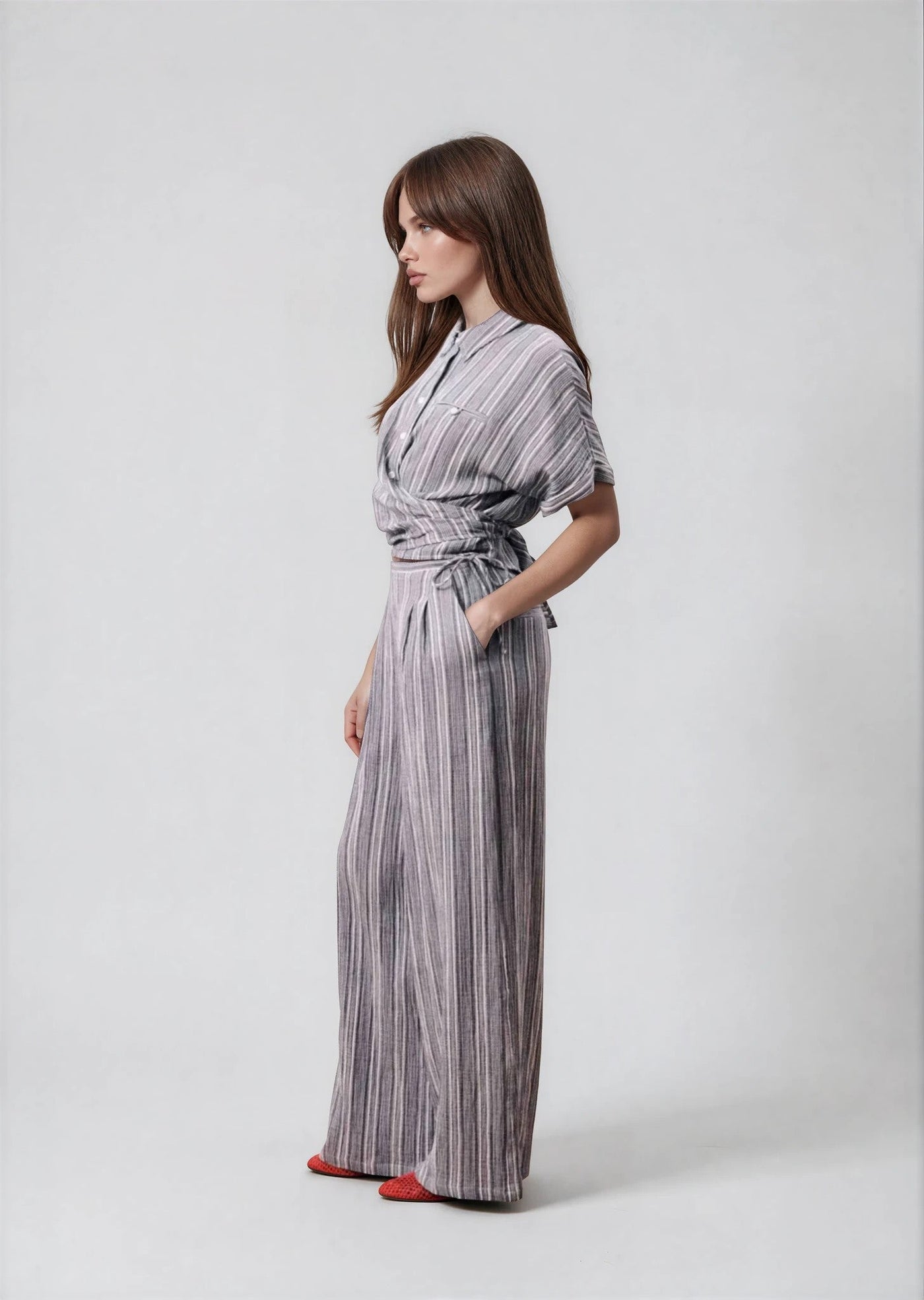 METIS Jean Blue Trousers - Glamourous Grace