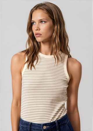 Volga Striped Tank Top - Glamourous Grace