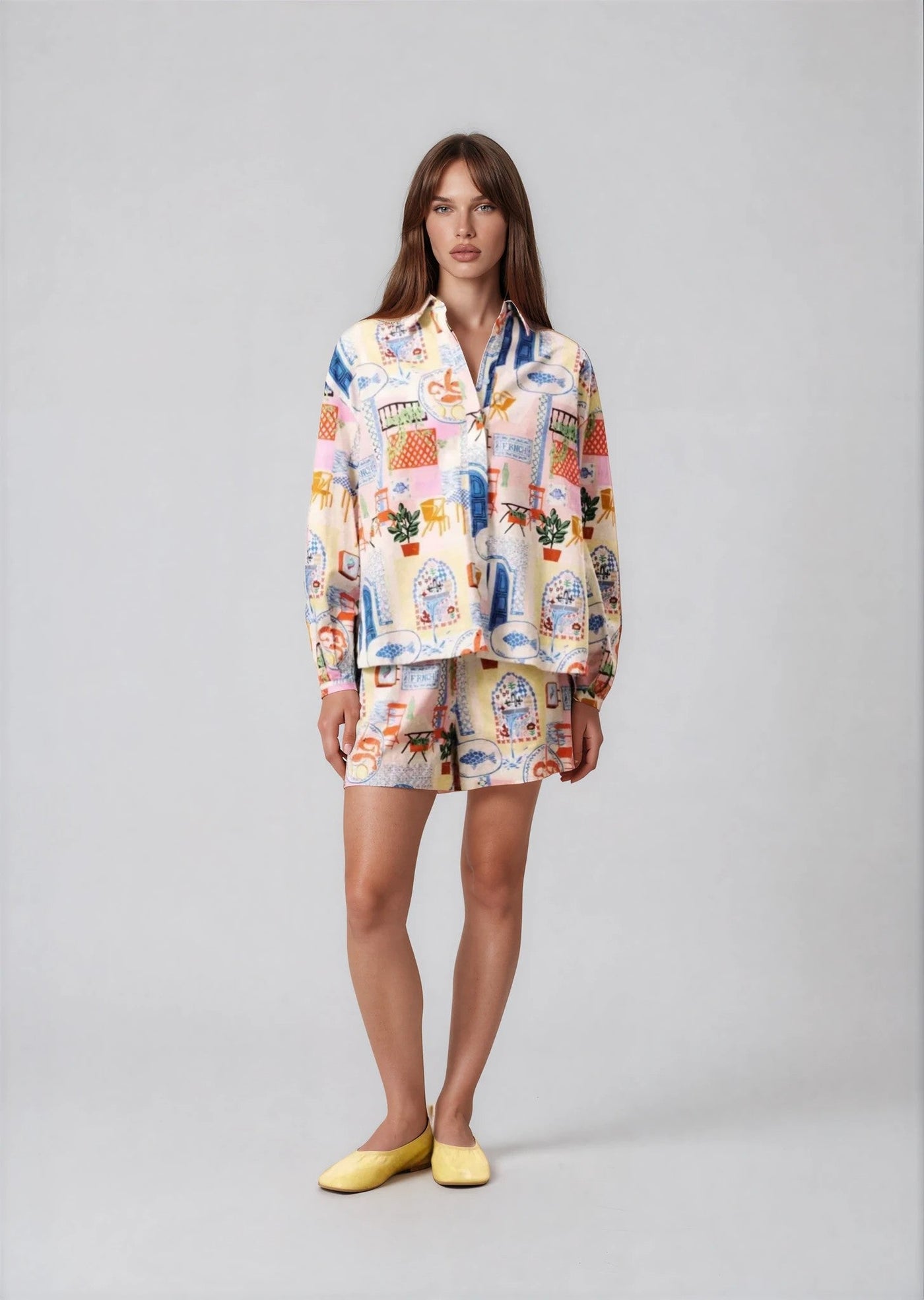 TOPAZE Shirt Water's Edge - Glamourous Grace