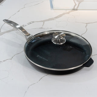 CHD Dual Ceramic Layer, Diamond Reinforced Nonstick Fry Pan | Made in Switzerland
