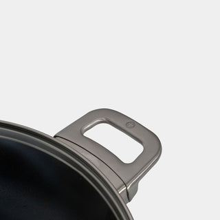 CHD Dual Ceramic Layer, Diamond Reinforced Nonstick Sauteuse with Glass Lid | Made in Switzerland