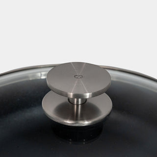 CHD Dual Ceramic Layer, Diamond Reinforced Nonstick Sauteuse with Glass Lid | Made in Switzerland