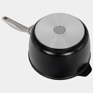 CHD Dual Ceramic Layer, Diamond Reinforced Nonstick Saucepan with Glass Lid | Made in Switzerland