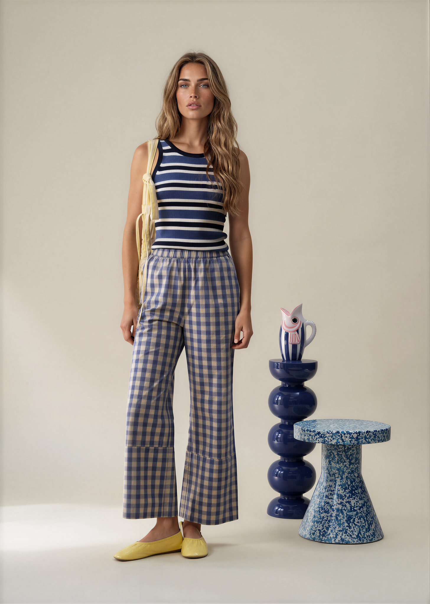Maris Gingham Pant