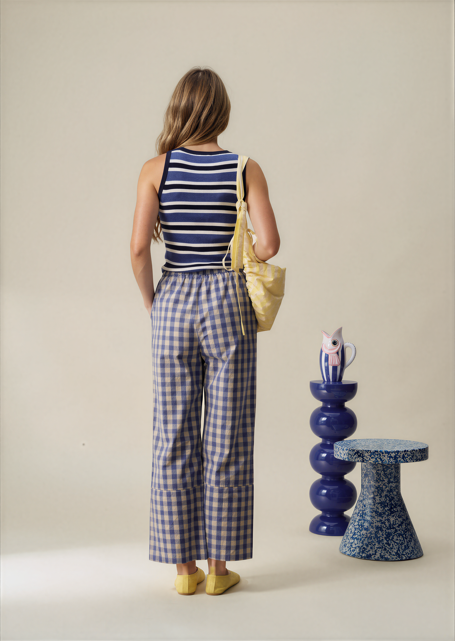 Maris Gingham Pant
