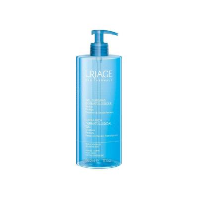 Uriage Extra Rich Dermatological Gel 500ml - Gentle, Moisturizing Soap-Free Cleanser for Sensitive Skin - Glamourous Grace