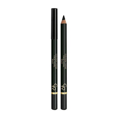 Golden Rose True Kohl Black Eyeliner - Intense, Mysterious Eyes with Soft Texture - Glamourous Grace