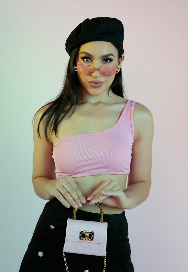 One Shoulder Bikini Top - Glamourous Grace